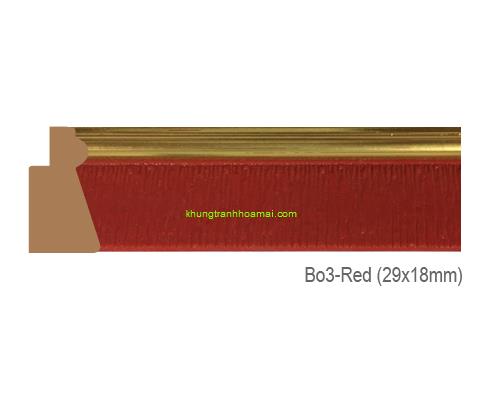 Thanh khung, phào (nẹp) làm khung tranh, khung hình mã BO3RED